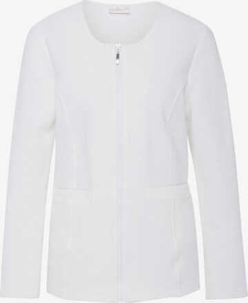 Goldner Knit Cardigan in White: front