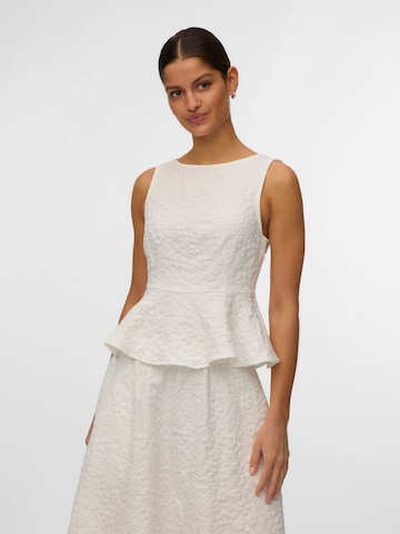 Chemisier VERO MODA en blanc : devant