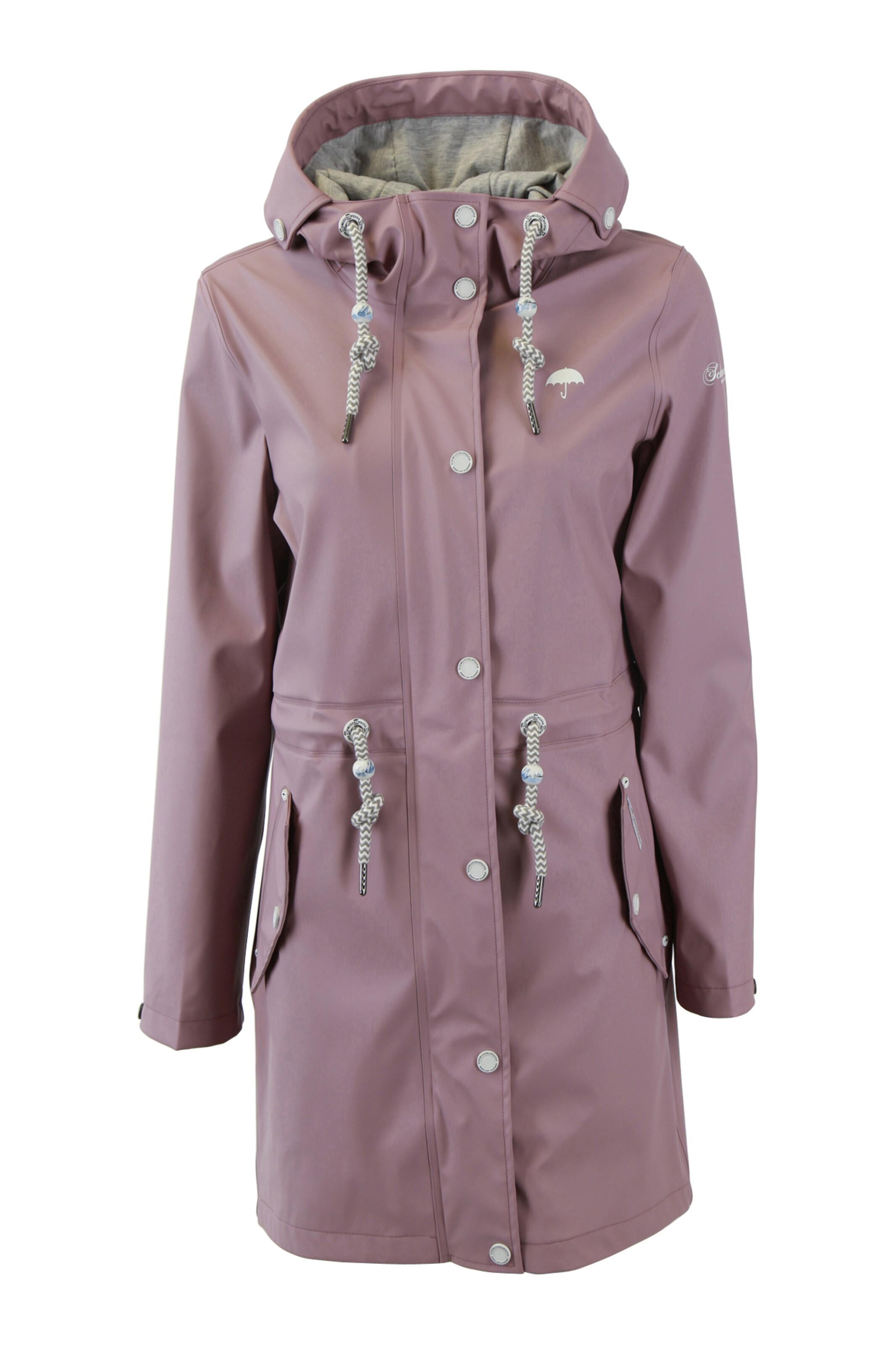 Schmuddelwedda Функциональное пальто 'Bridgeport' в Лиловый: спереди