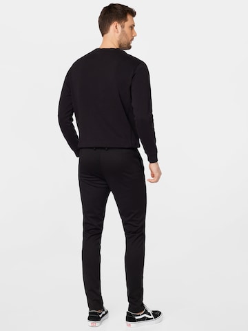 JACK & JONES Slim fit Chino Pants 'CLEAN' in Black