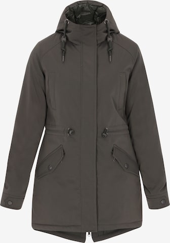 DreiMaster Vintage Between-seasons parka in Green: front