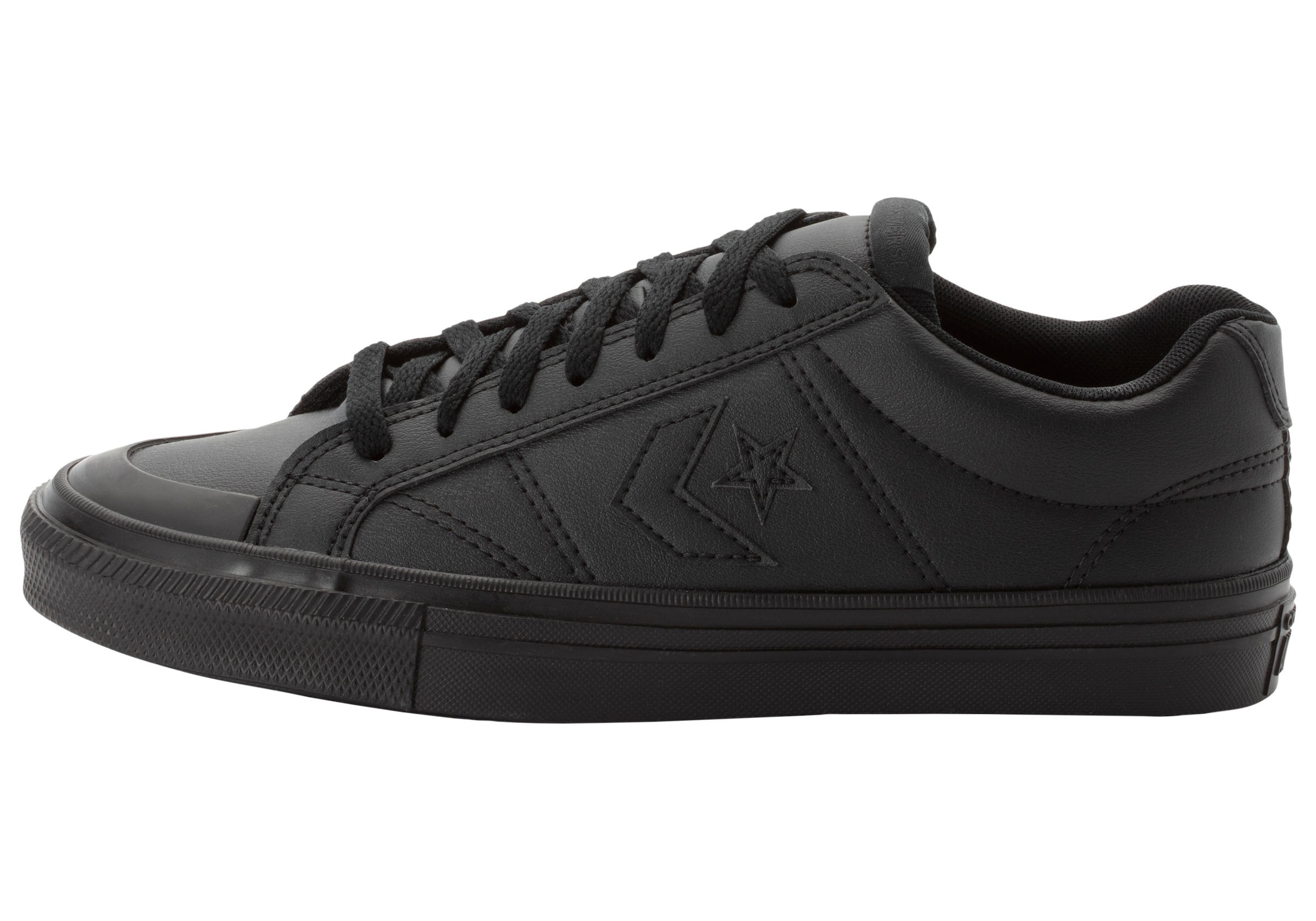 CONVERSE Rövid szárú sportcipők - fekete