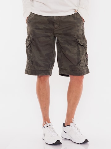 JET LAG Cargo Pants 'Take Off 7' in Green: front
