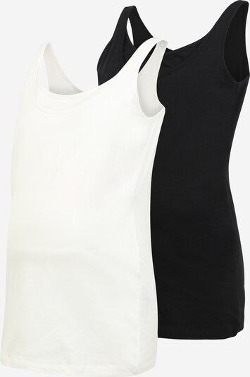 Top 'Sia' Mamalicious Curve pe negru / alb, Vizualizare produs