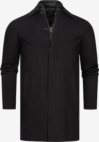 INDICODE JEANS Tussenjas 'Benyome' in Zwart: voorkant