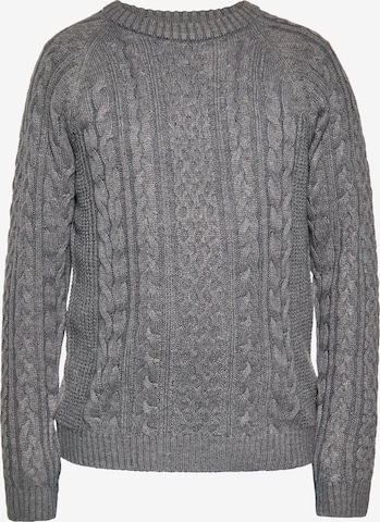 Pull-over MO en gris : devant