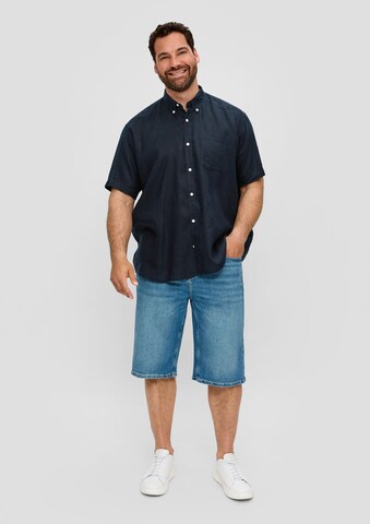 s.Oliver Men Big Sizes Regular Fit Hemd in Blau