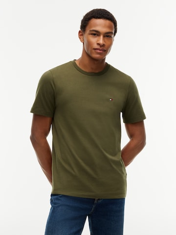 TOMMY HILFIGER - Camiseta 'Ess Seasonal' en verde: frente