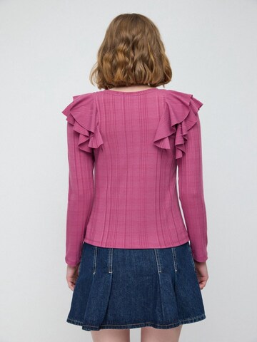 No Matter What Shirt in Roze