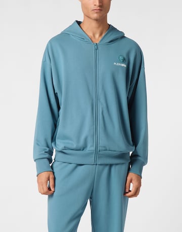 Plein Sport - Casaco em moletão em azul