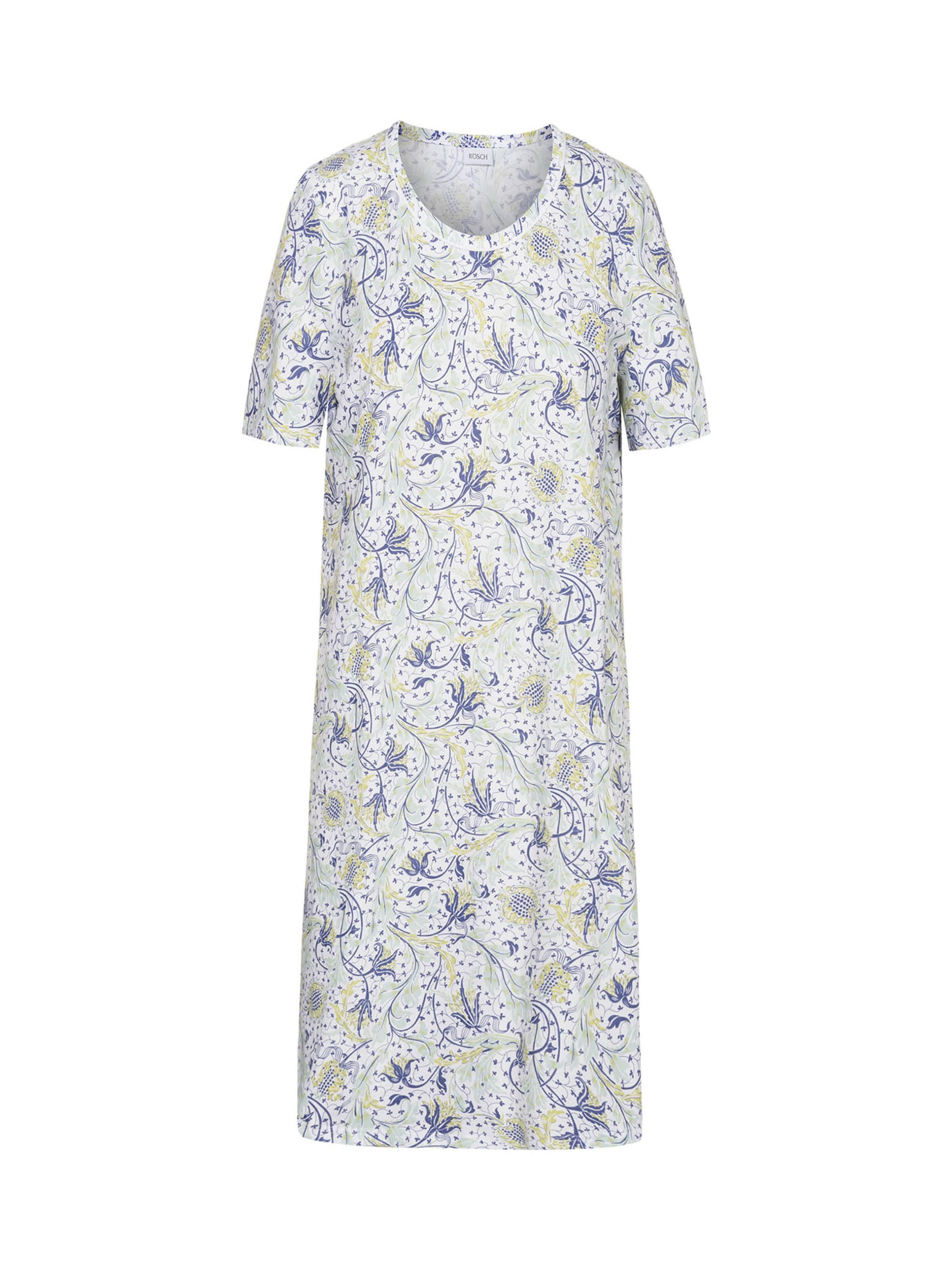 Rösch Nightgown ' Basic ' in Blue: front
