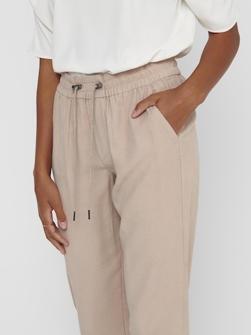 ONLY Tapered Pants 'Kelda-Emery' in Beige