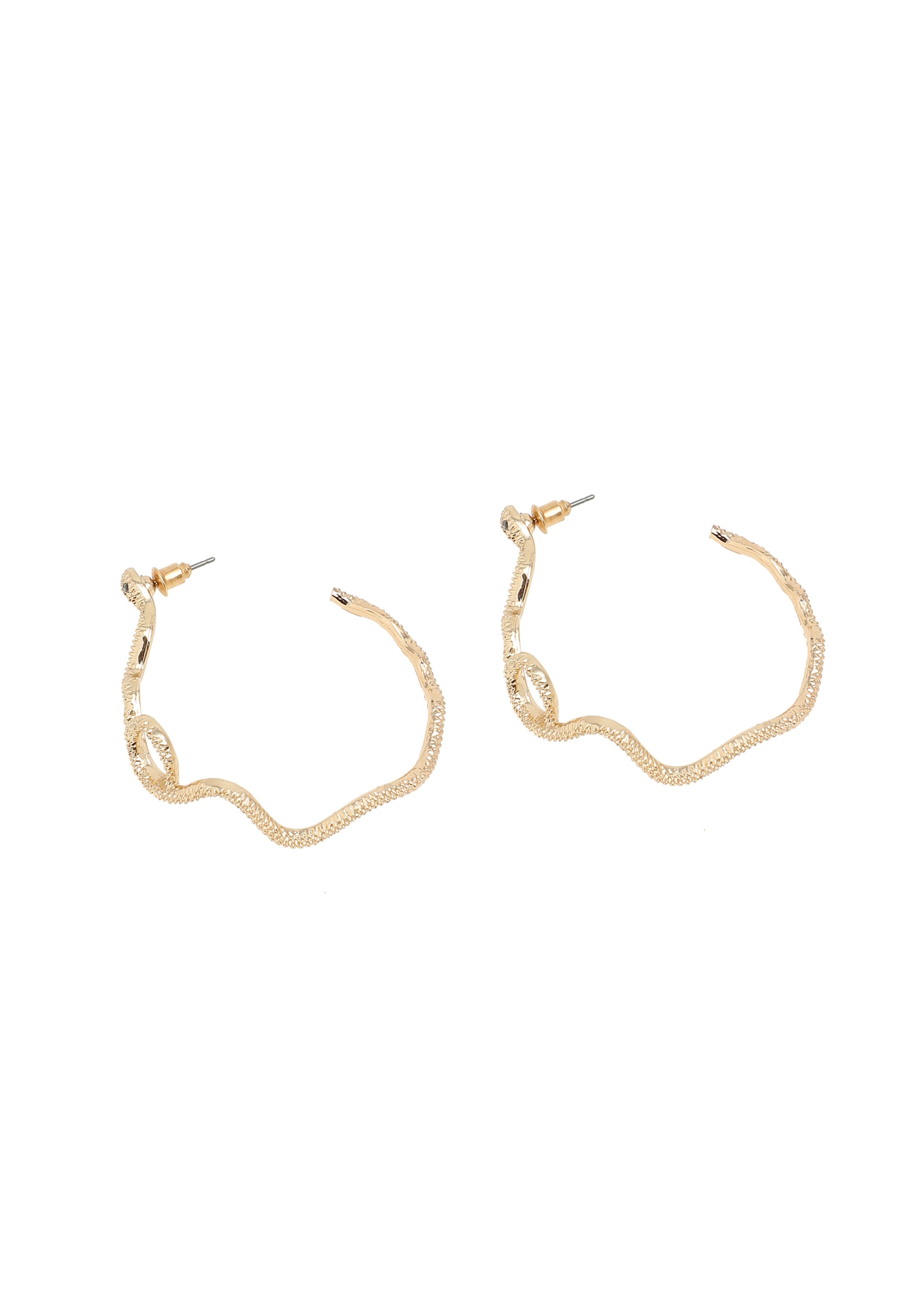 Boucles d'oreilles 'Ciera' SOHI en or : devant