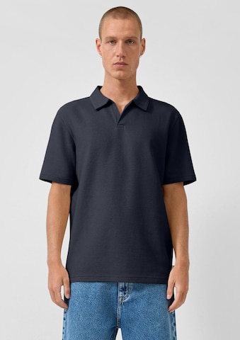 QS Polo-Shirt in Blau: Vorderseite