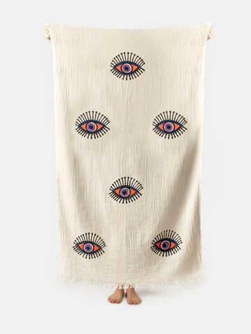 MARSIKOH Strandtuch 'Eyes' in Lila