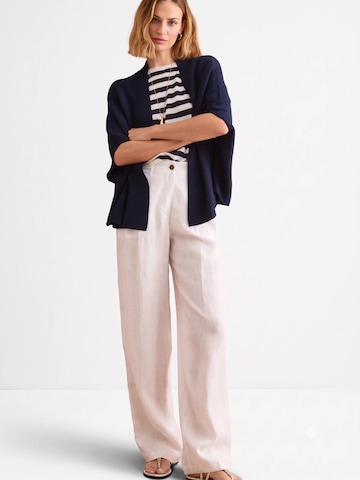Wide Leg Pantalon Il Lanificio en blanc