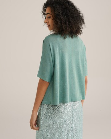 WE Fashion Knit cardigan in Green