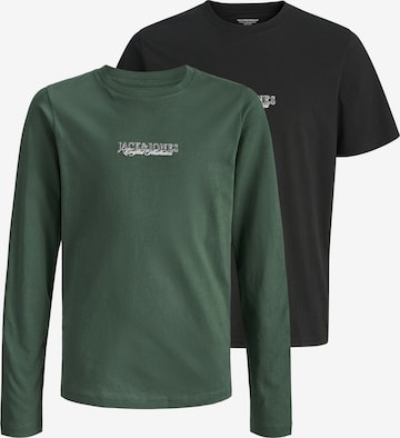 žalia Jack & Jones Junior Marškinėliai 'JORBLEECKER': priekis