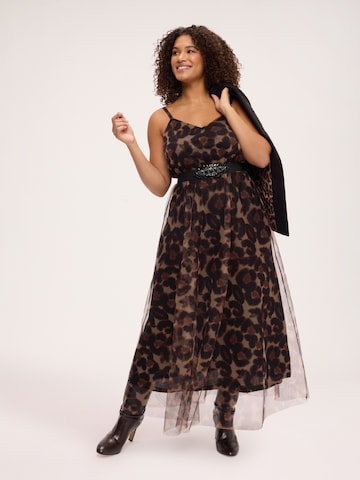 Abito di Fiorella Rubino in marrone
