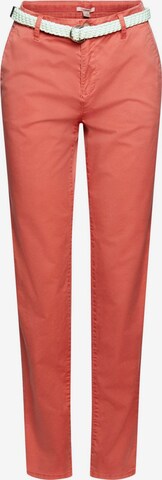 ESPRIT Chino Pants in Orange: front