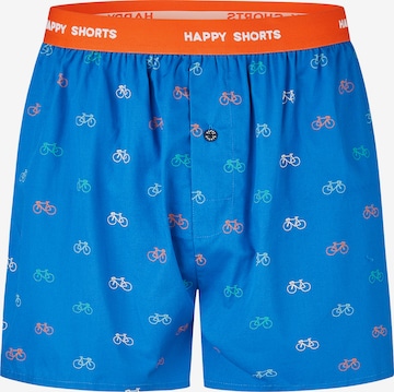 Boxers ' Sommer Style ' Happy Shorts en bleu : devant
