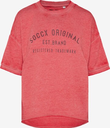 Soccx Sweatshirt in Red: front