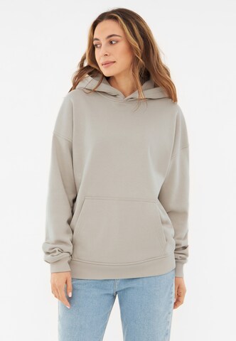 Johnny Urban Sweatshirt 'Cody Oversized' i beige: framsida