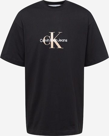 Calvin Klein Jeans - Camiseta en negro: frente