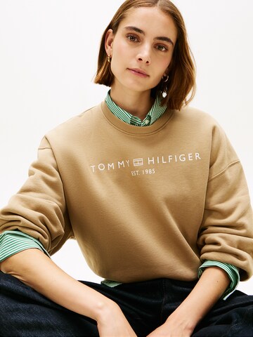 TOMMY HILFIGER Sweatshirt i beige