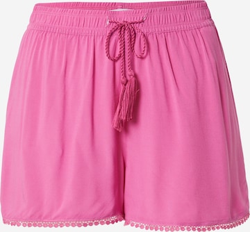 Pantalon 'Sia' Hailys en rose : devant