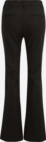 PULZ Jeans - Acampanado Pantalón 'BINDY' en negro