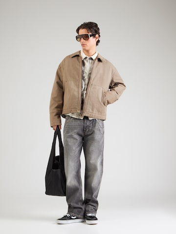 WEEKDAY Lużny krój Jeansy 'Meteor' w kolorze czarny