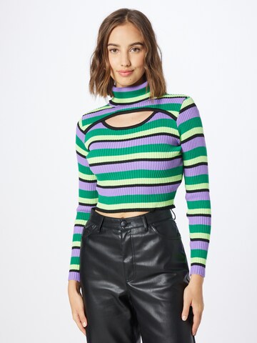 Daisy Street Sweater in Mixed colors: front