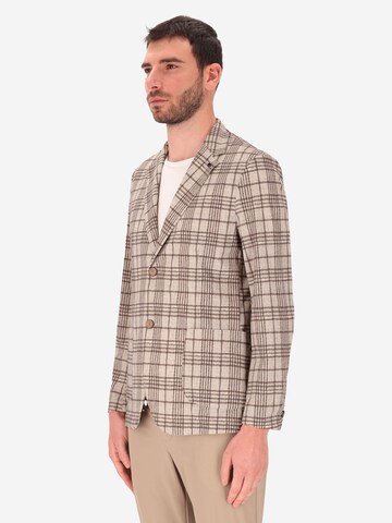 Distretto12 Regular Fit Sakko 'Ballart' in Braun