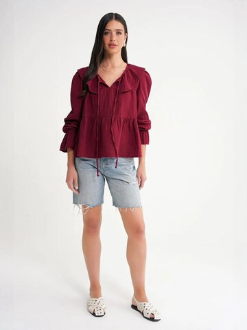 Camicia da donna di MixRay in rosso