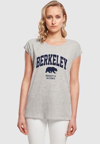 Maglietta 'Berkeley University - Bear' di Merchcode in grigio: frontale