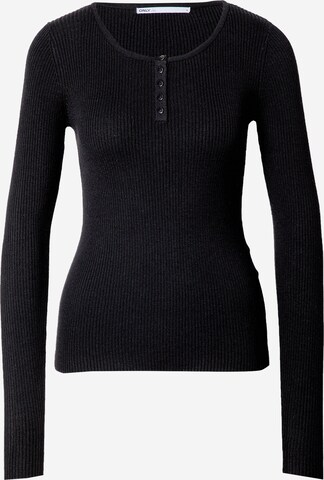 Pull-over 'JILL' Only Tall en noir : devant