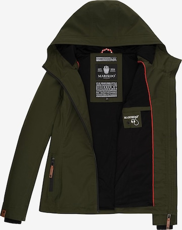 MARIKOO Between-season jacket 'Brombeere' in Green