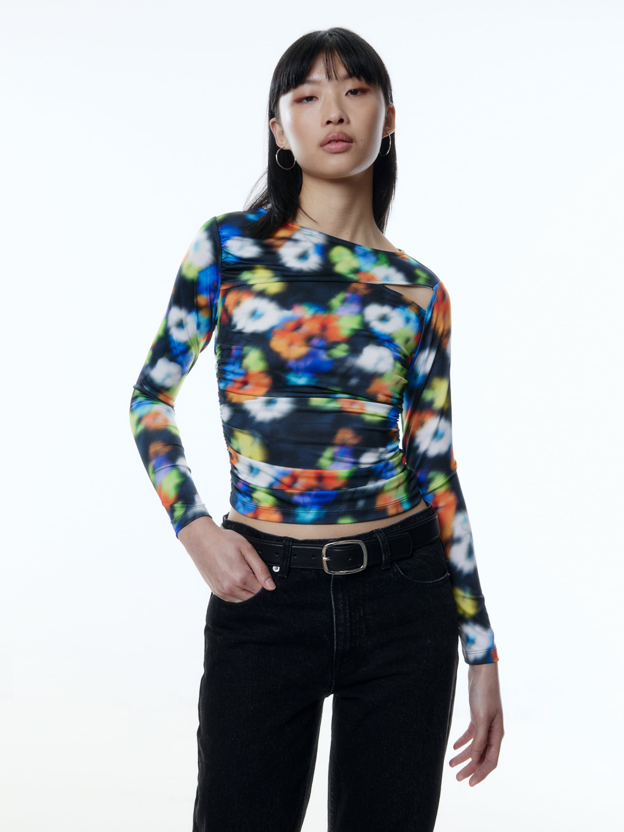 EDITED Producten Shirt 'Sibel' Zwart