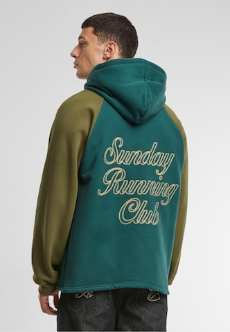 Another Cotton Lab - Sudadera 'Sunday Running' en verde: frente