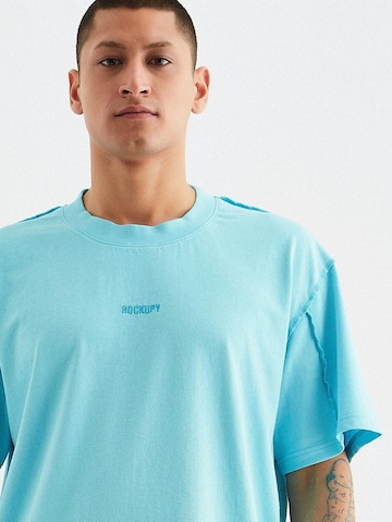 Rockupy Shirt 'Lukas'‌‌‌‌‌‌‌‌ in Blau