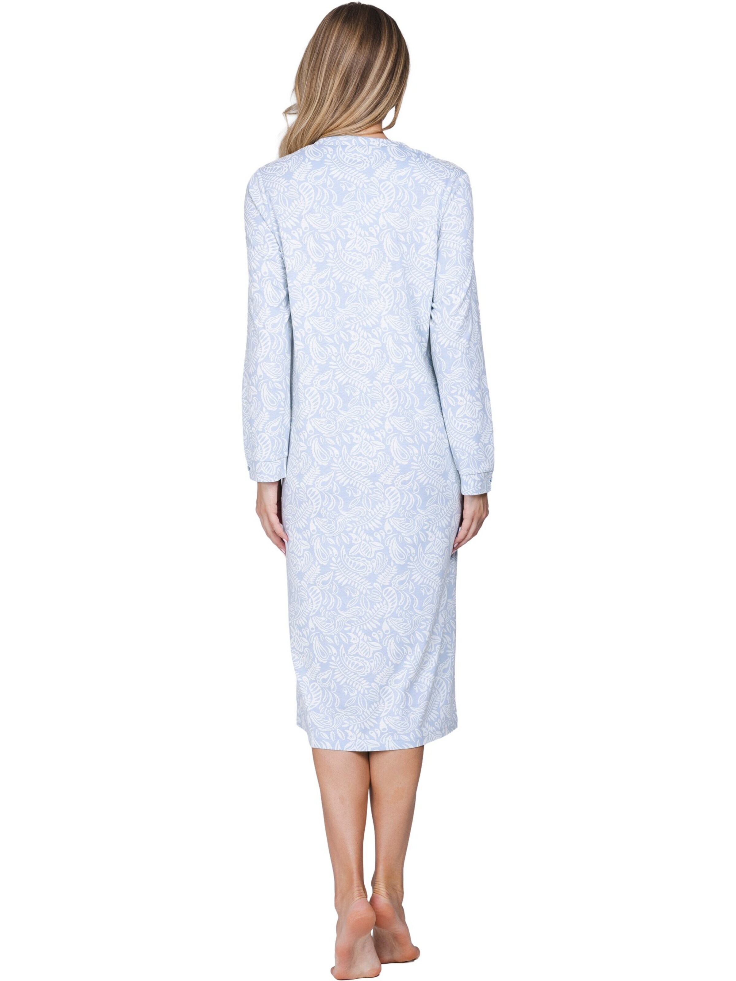 Pastunette Nachthemd 'Soft Paisley' in Blauw