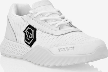Philipp Plein Sneakers laag 'Hexagon' in Wit: voorkant