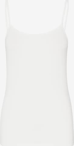 Kaffe Top in White: front