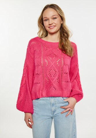 Pull-over MYMO en rose : devant