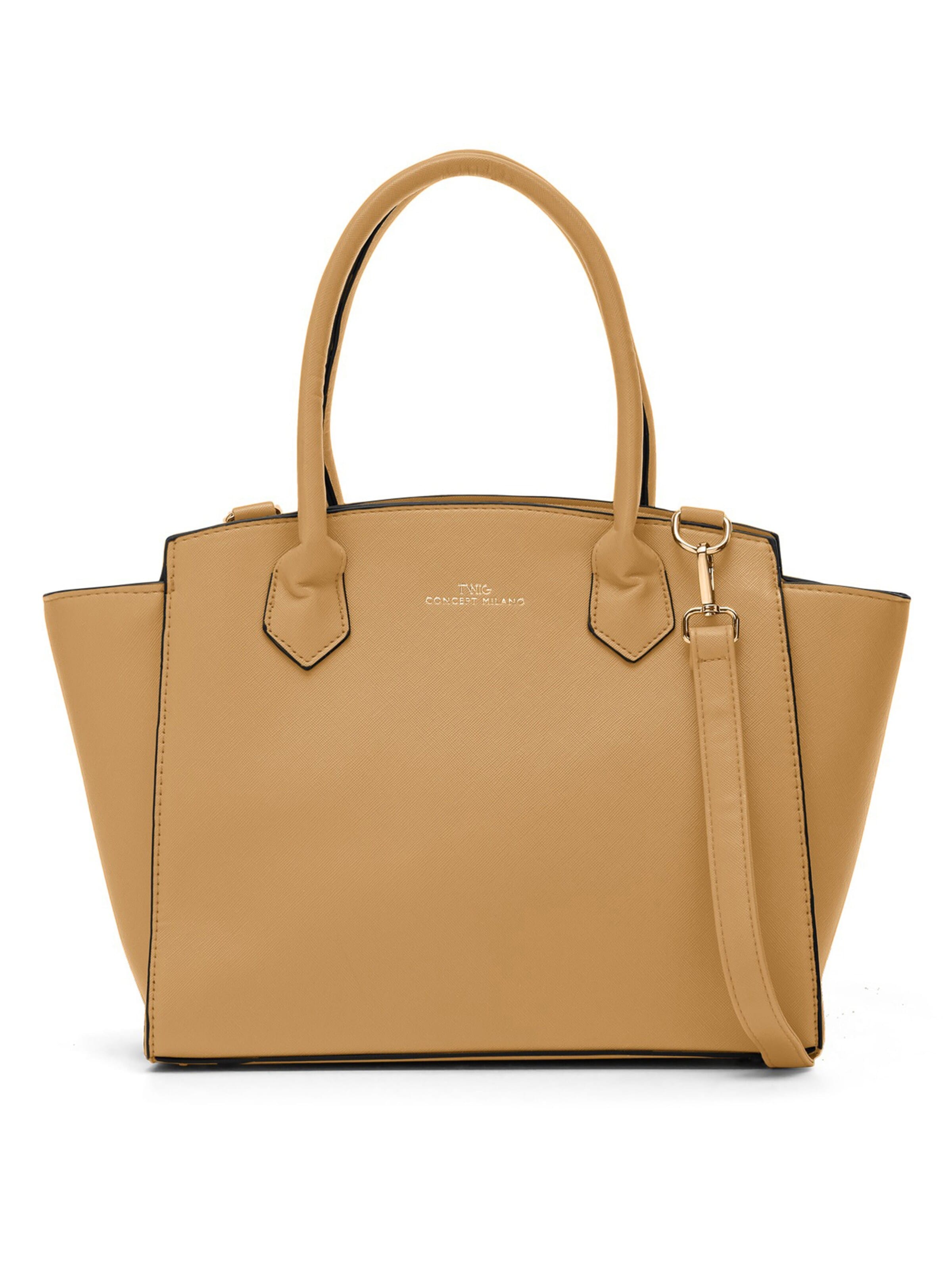 TWIG Concept Milano Handbag 'Bolena' in Beige: front