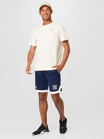 PUMA Regular Sportshorts in Blau