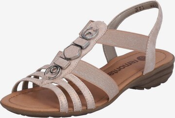 REMONTE Strap Sandals in Pink: front