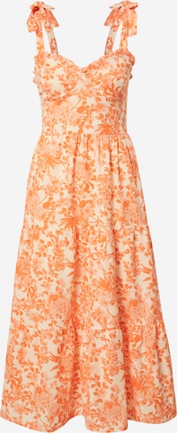 Dorothy Perkins Summer Dress in Orange: front