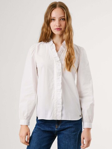 Pepe Jeans Blouse in White: front
